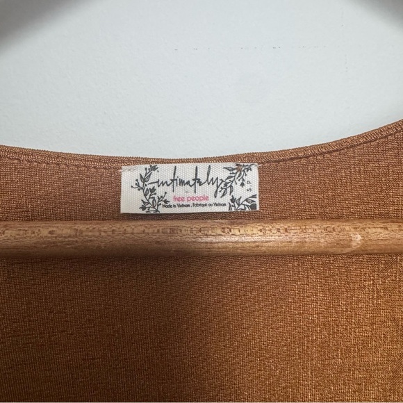 Free people X REVOLVE Turnt Bodysuit in Honey Ginger S - Picture 7 of 7